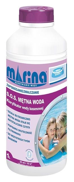 Klaryfikator do wody basenowej 1 L Marina