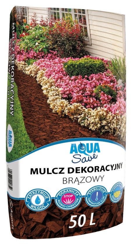Kora mulcz dekoracyjny 50L brązowy Hollas11