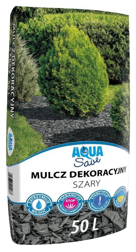 Kora mulcz dekoracyjny 50L szary Hollas11