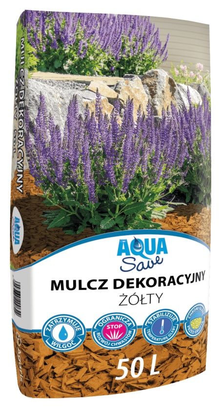 Kora mulcz dekoracyjny 50L ż&oacute;łty Hollas11