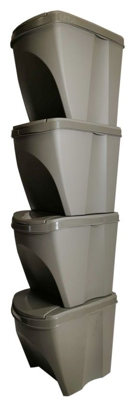 Kosze do segregacji odpadów 4x25L IKWB Prosperplast