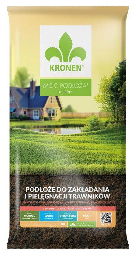 Podłoże do zakładania i pielęgnacji trawników 80 L Kronen