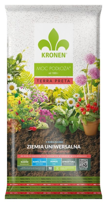 Ziemia uniwersalna bez torfu 20L Kronen