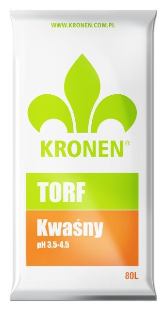 Torf naturalny kwaśny 80 L Kronen