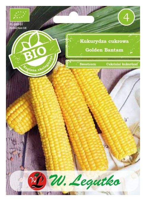 Kukurydza cukrowa - Golden Bantam BIO 10g Legutko