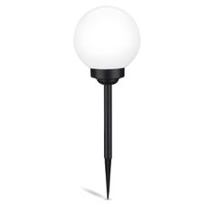 Lampa ogrodowa solarna Atris RGB kula fi 20cm Lumiled 1