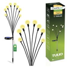 Lampa solarna kulki drzewko 8 Led Tulio 300K Lumiled12