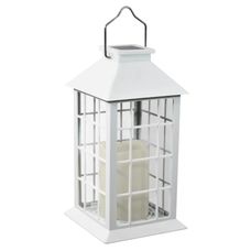 Lampa solarna Led LATARENKA biała Polux