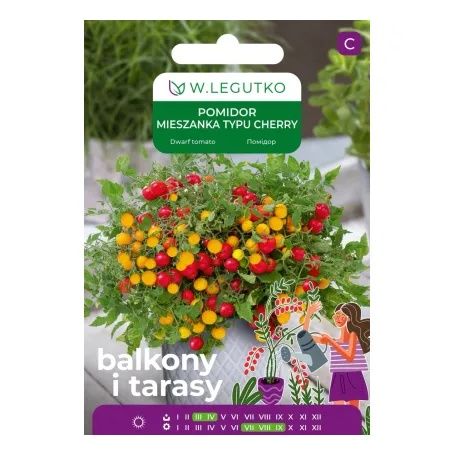 Pomidor mieszanka odmian Cherry 0,3g Legutko