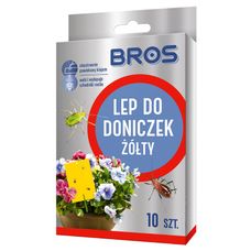 Lep do doniczek 10 sztuk żółty Bros1