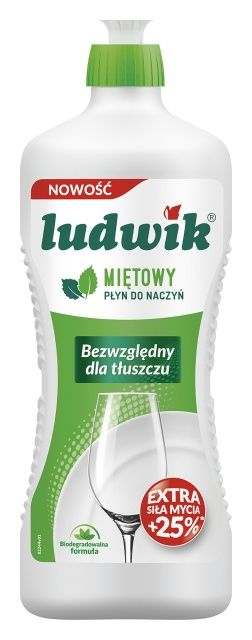 Ludwik Płyn do naczyń miętowy 900g Inco