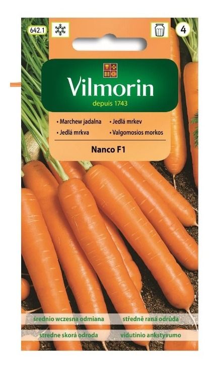 Marchew jadalna Nanco F1 1,5g Vilmorin