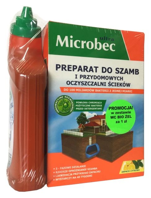 Microbec 1kg + żel 500ml Bros