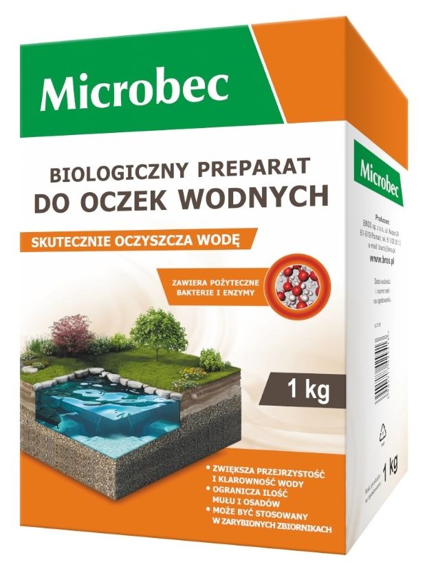 Microbec do oczek wodnych 1kg Bros