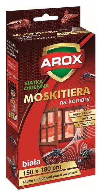 Moskitiera okienna biała 150x180cm Arox