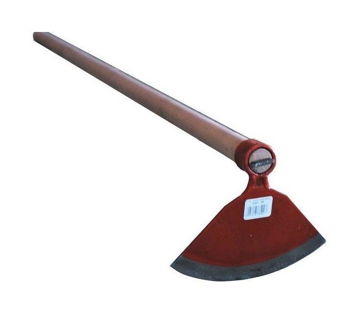 Motyka hartowana oprawna trapez 190mm Róg