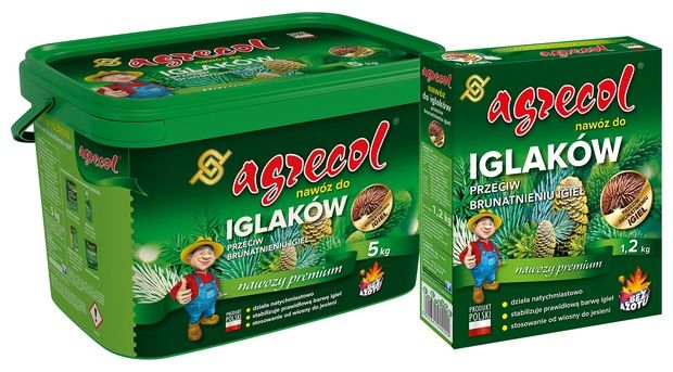Naw&oacute;z do iglak&oacute;w przeciw brunatnieniu igieł Agrecol