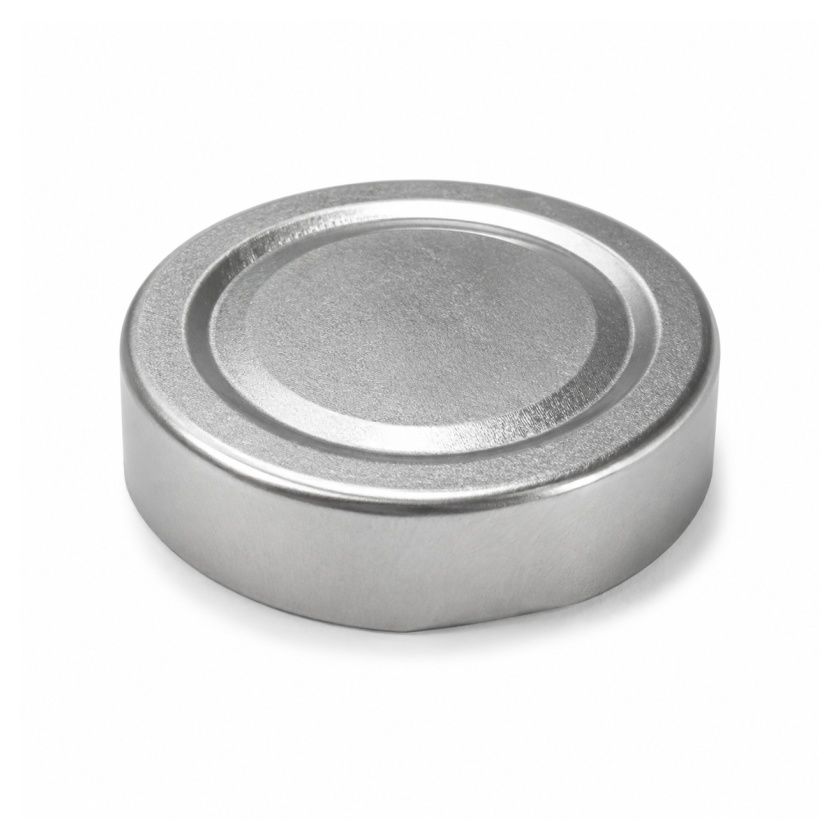 Nakrętka srebrna wysoka fi 58 mm 4-zaczepowa 1 sztuka Topyła