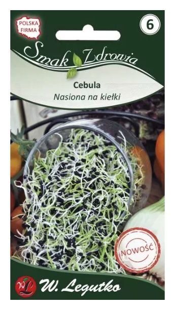 Nasiona na kiełki - cebula 10g Legutko