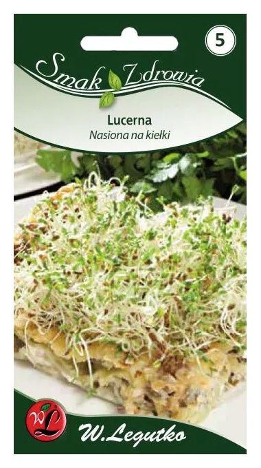Nasiona na kiełki - Lucerna 20g Legutko
