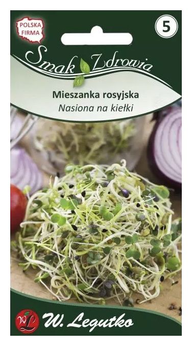 Nasiona na kiełki - mieszanka Rosyjska 20g Legutko