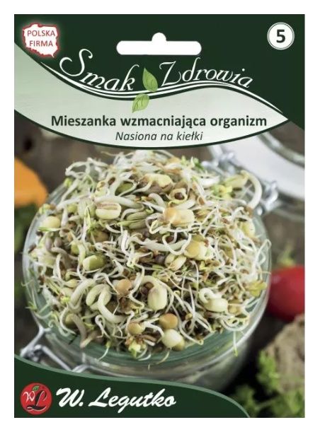 Nasiona na kiełki - Mieszanka wzmacniająca organizm 30g Legutko