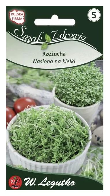 Nasiona na kiełki - Rzeżucha 30g Legutko