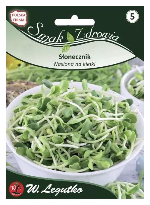 Nasiona na kiełki - Słonecznik 40g Legutko