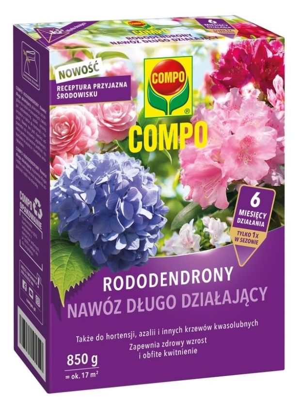 Naw&oacute;z długo działający do rododendron&oacute;w 850g Compo