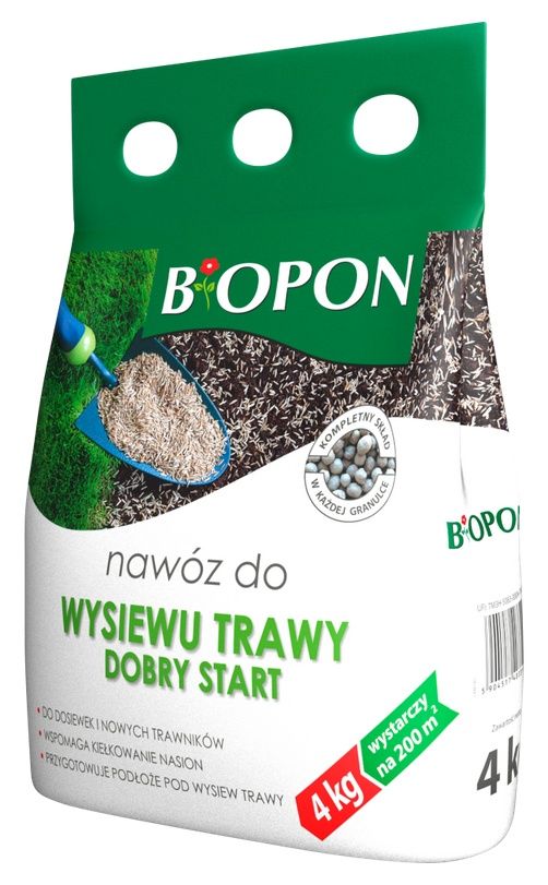 Naw&oacute;z do wysiewu trawy Dobry Start 4 kg Bopon