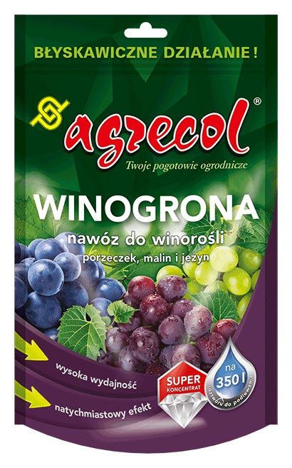 Nawóz krystaliczny do winorośli, porzeczek, malin i jeżyn 350g Agrecol