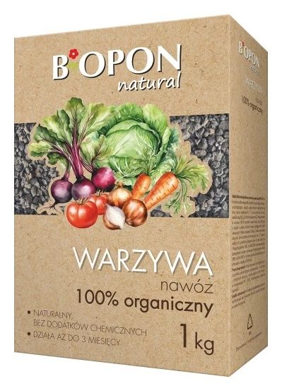 Naw&oacute;z organiczny granulowany do warzyw 1kg Bopon2