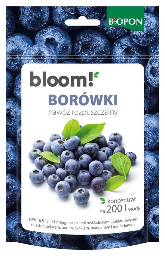 Nawóz rozpuszczalny Borówki BLOOM 200g Bopon1
