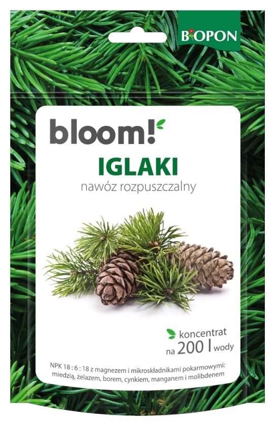 Nawóz rozpuszczalny Iglaki BLOOM 200g Bopon1