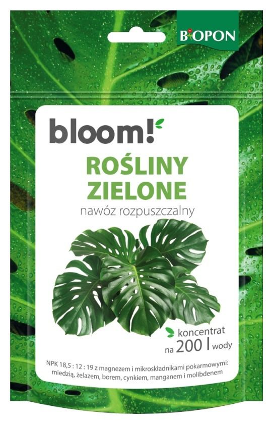 Nawóz rozpuszczalny Rośliny zielone BLOOM 200g Bopon1