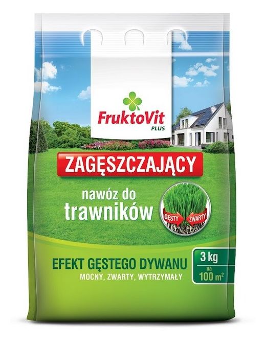Naw&oacute;z zagęszczający do trawnik&oacute;w 3kg FruktoVit PLUS
