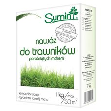Nawóz do trawników porośniętych mchem Sumin