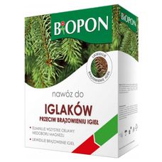 Nawóz do iglaków przeciw brązowieniu igieł Bopon