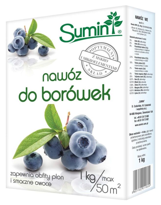 Nawóz do borówek Sumin