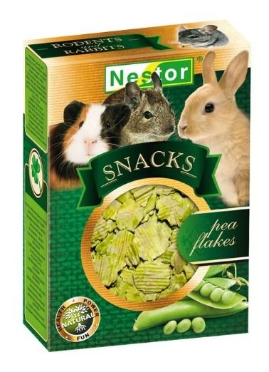 Snacks płatki grochu 55g Nestor