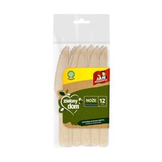 Noże drewniane jednorazowe 12szt Jan Niezbędny