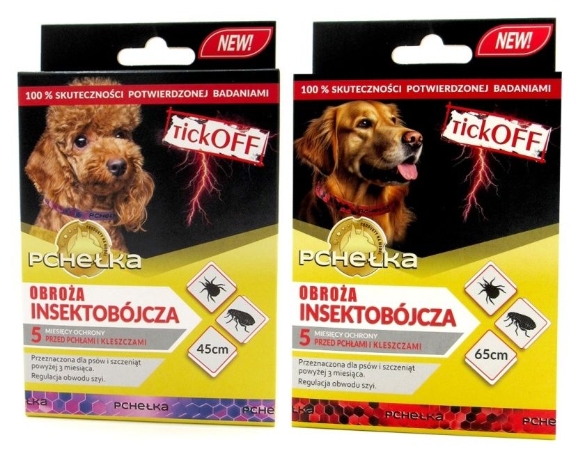 Obroża insektobójcza dla TickOFF Pchełka1