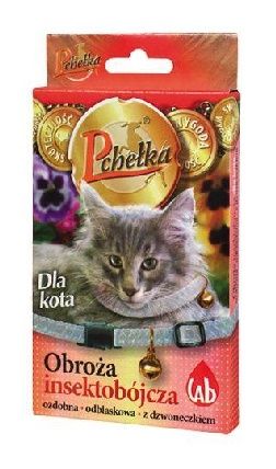 Obroża pchełka dla kota z dzwoneczkiem