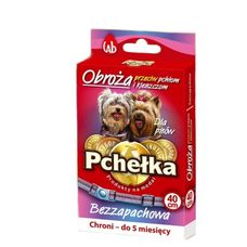 Obroża przeciw pchłom i kleszczom bezzapachowa dla psów 40cm Pchełka1