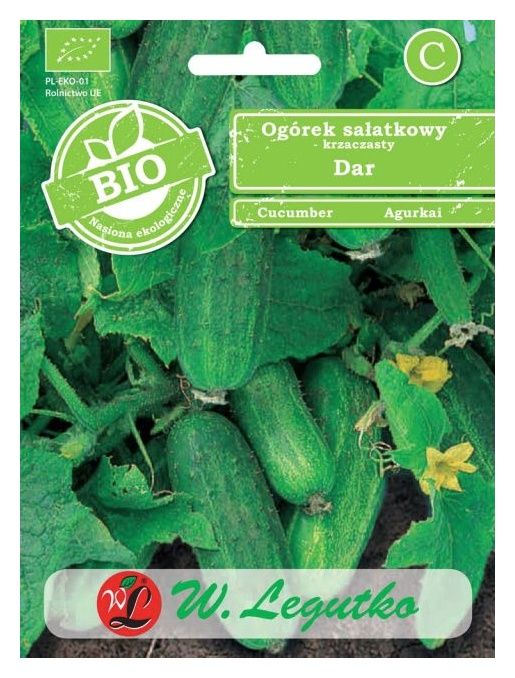 Og&oacute;rek gruntowy sałatkowy - Dar BIO 5g Legutko