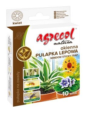 Okienna pułapka lepowa - kwiat 10szt Agrecol Natura12