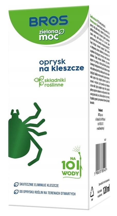 Oprysk na kleszcze Zielona Moc 120ml Bros