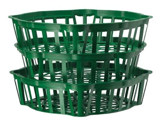 Osłonka na cebule kwiatowe fi 250mm owalna Formplastic