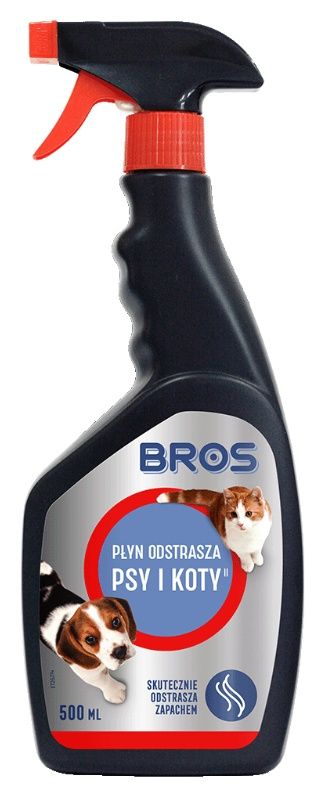 Płyn odstrasza psy i koty 500ml Bros1