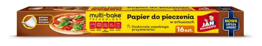Papier do wypieków Multi-Bake 16 sztuk Jan Niezbędny